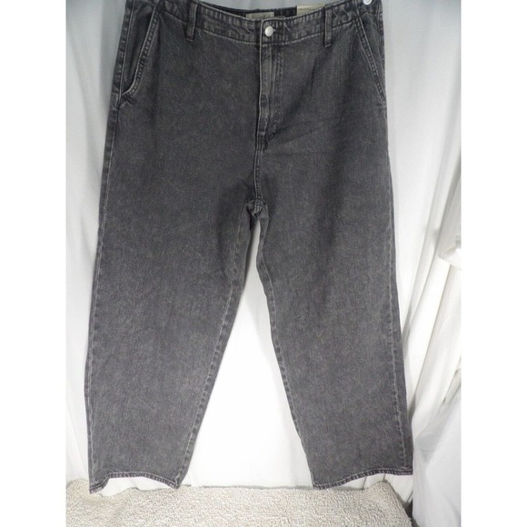 Universal Thread Goods Co. Womens Black Stretch High Rise Straight Jeans Size 18 - Picture 2 of 8